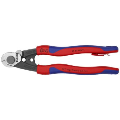 KNIPEX 95 62 190 T BKA - Wire Rope Shears-Tethered Attachment