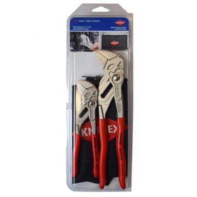 KNIPEX 9K 00 80 109 US - 2 Pc Pliers Wrench Set With Keeper Pouch
