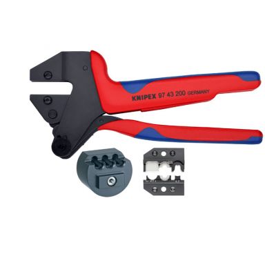 KNIPEX 9K 00 80 63 US - US Crimp System Pliers + Crimp Die: Solar Connectors For MC4 Multi Contact (
