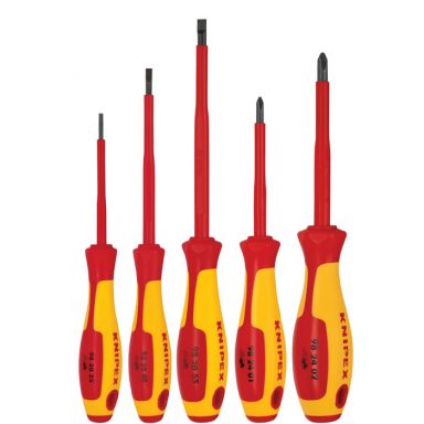 KNIPEX 9K 98 98 32 US - 5 Pc Screwdriver Set-1000V Insulated