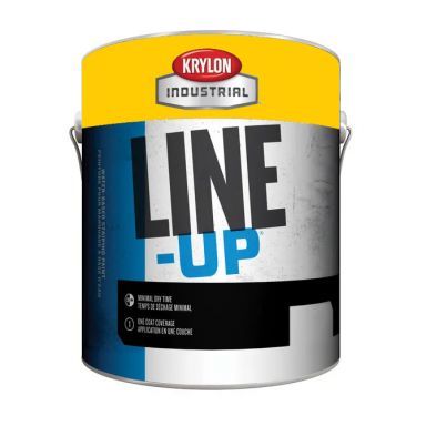 Krylon Industrial K41132920-16 Parking Lot Yellow Line-Up Water-Based Pavement Striping Paint 1 Gall