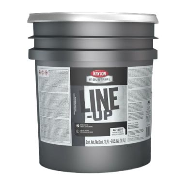 Krylon Industrial K42130404-20 Parking Lot White Line-Up Solvent-Based Pavement Striping Paint 5 Gal