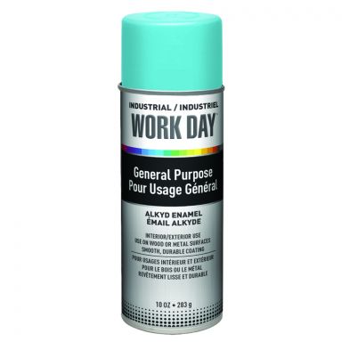 Krylon A04409007 Sky Blue Industrial Work Day Spay Paint 10 oz. Aersol Can - Case of 12
