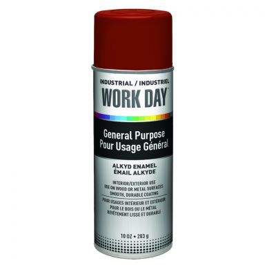 Krylon A04419007 Red Primer Industrial Work Day Spay Paint 10 oz. Aersol Can - Case of 12