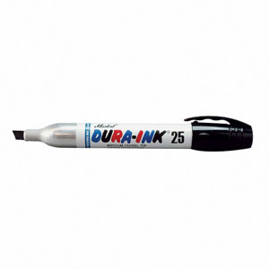 Markal 96237 Dura Ink 25 Permanent Ink Black Carded 2 Pack
