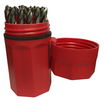 Norseman 29P-CT - 29 Piece Ultra-Dex Cryogenic Nitrided Fractional Jobber Length Drill Bit Set-47462