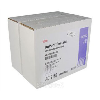 AC12165 DuPont Sontara AC Aerospace Wipes White 12 x 16.5 Boeing Spec. BMS 15-5F Class A