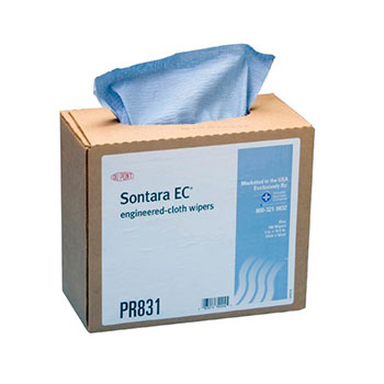M-PR831 - Sontara EC&trade; Wipes, Creped Blue 9 x 16.5