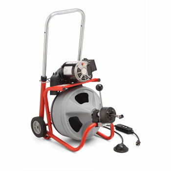 Ridgid 27008 Drum Machine For 1-1/2 Inch To 4 inch Drain Lines Model K-400 Af