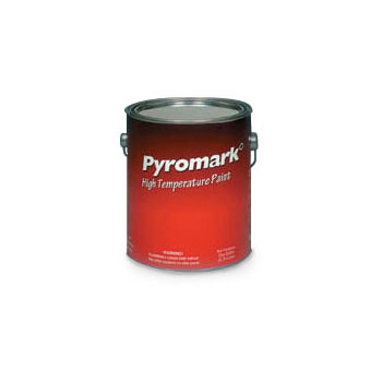 Tempil PK12FBLK5GL Pyromark 1200 Flat Black - 5 Gallon - 25001