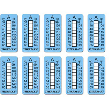 Tempil THE08S-B Thermax 8 Level Strips - B [160F-230F] - 26803