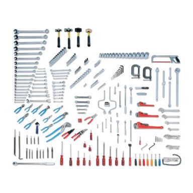 Wright Tool 126, 255 Pc Intermediate Set, Tools Only