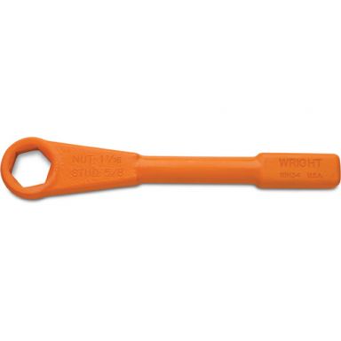 Wright Tool 18H34 1-1/16-Inch 6 Point Heavy Duty Straight Handle Striking Face Box Wrench Safety Ora