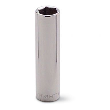 Wright Tool 25-04MM 1/4 Drive 4mm 6 Point Deep Metric Socket