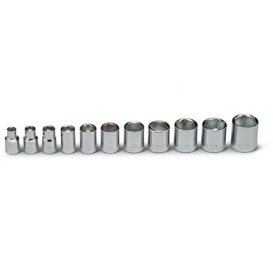 Wright 312 - 3/8 Drive 11 Piece 6 Point Standard Socket Set 1/4 - 7/8, Made in the USA