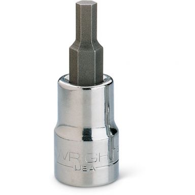 Wright Tool 3204 3/8 Drive 1/8-Inch Hex Type Socket with Bit