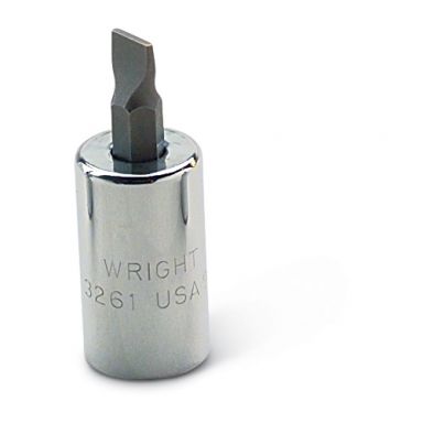 Wright Tool 3260 3/8 Drive 1/4-Inch Standard Screwdriver Bit and Socket