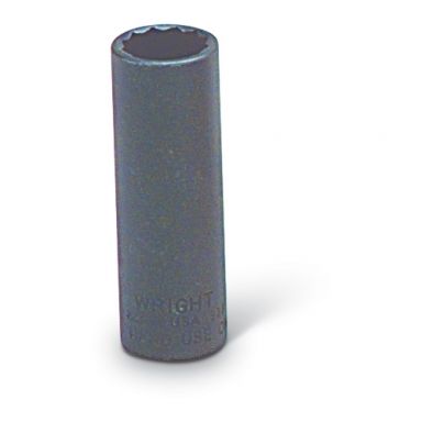 Wright Tool 33612 3/8 Drive 3/8-Inch 12 Point Black Industrial Deep Sockets