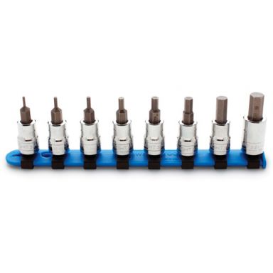 Wright Tool 353 3/8 Drive 8 Piece Hex Metric Socket Set with Bit 2mm - 10mm