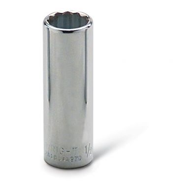 Wright Tool 3612 3/8 Drive 3/8-Inch 12 Point Chrome Deep Socket