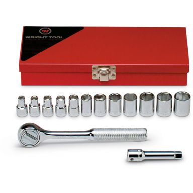 Wright Tool 367 3/8 Drive 14 Piece Metric Socket Set