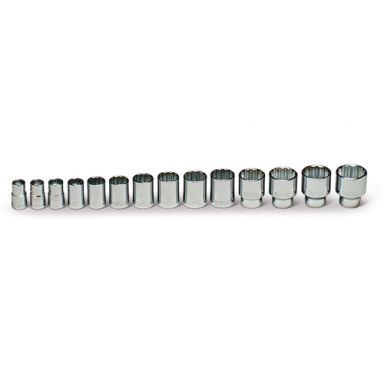 Wright Tool 416 1/2-Inch Drive 14 Piece 12 Point Standard Socket Set 7/16-Inch - 1/1/4-Inch