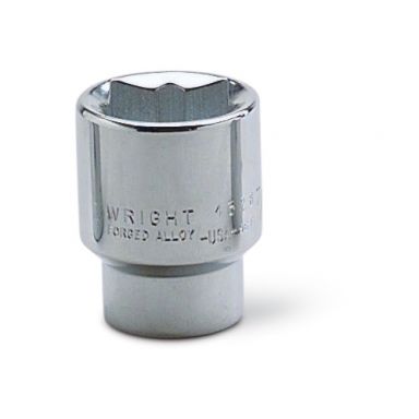 Wright Tool 4312 1/2-Inch Drive 3/8-Inch Special 8 Point Chrome Square Socket