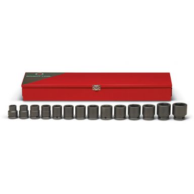 Wright Tool 610 3/4 Drive 14 Piece 6 Point Standard Impact Socket Set 3/4-Inch - 1-5/8-Inch