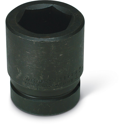 Wright Tool 8864 1-Inch Drive 2-Inch 6 Point Standard Impact Socket