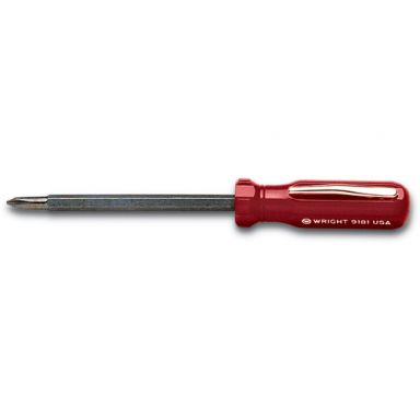 Wright Tool 9181 3/16" x #1 P  -  2-in-1 Screwdriver with pocket clip