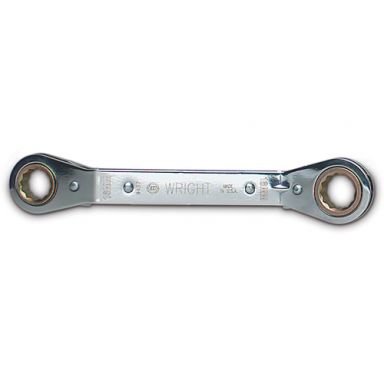 Wright Tool 9424 1/4-Inch x 5/16-Inch 12 Point Offset Reversable Ratcheting Box Wrench