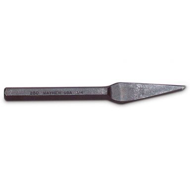 Mayhew 9620 1/8 inch x 5-1/2 inch Round Nose Chisel