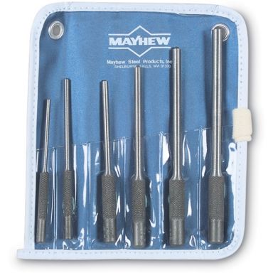 Mayhew 9680 6 Piece Pilot Punches Set