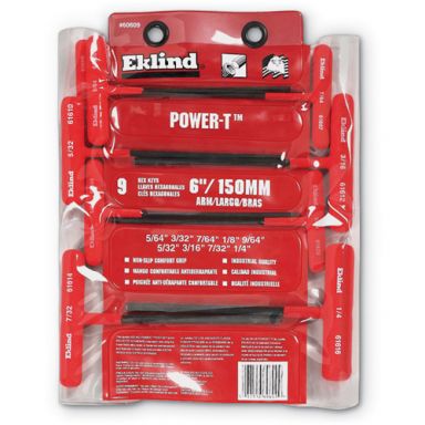 Eklind 60609  9 Piece Inch with Pouch 6 inch Arm
