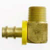 Hydraulic Fitting 2120-06-04-B 06PL-04MP 90 Degree Elbow Brass with Flange Washer