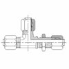 Hydraulic Fitting C2704-04-04-04-SS 04BT-04BT-04BT Bulkhead Tee Stainless