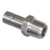 N2428-02-02-SS Hydraulic Fitting 02STDPIPE-02MNPT Straight Stainless Steel