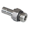 N2429-08-10-SS Hydraulic Fitting 08STDPIPE-10MORB Straight Stainless Steel
