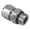 N6400-02-04-O-SS Hydraulic Fitting 02 IN-04MORB Stainless Steel