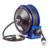 COXREELS PC10-3012-A - Compact efficient heavy duty power cord reel with a single industrial receptacle