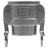 Dixon G75-B-SS 3/4 inch Stainless  Female x Male NPT Cam and Groove