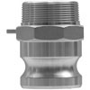 Dixon G125-F-SS 1-1/4 inch Stainless  Male Adapter x Male NPT Cam and Groove