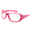 ERB Rose Pink Clear Safety Glasses - 17953
