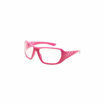 ERB Rose Pink Clear Lens Safety Glasses Rhinestones Womens Z87+ 
