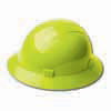 ERB Safety 19200 - Americana Full Brim Standard Hi Viz Lime  Hard Hat
