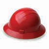 ERB Safety 19224 - Americana Full Brim Mega Ratchet Red  Hard Hat