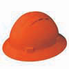 ERB Safety 19437 - Americana Full Brim Vent Mega Ratchet Hi-Viz Orange Hard Hat