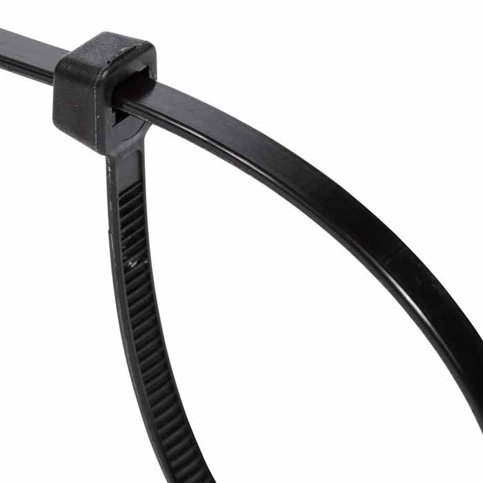 CB07 Bundle Buddies Cable Tie with 50 lb. Tensile Strength, 7-Inch, Black