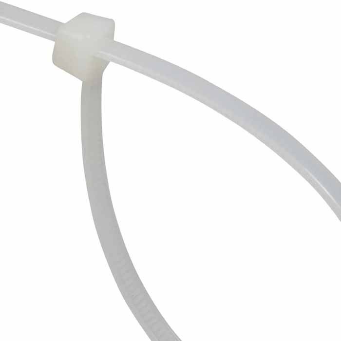 CT07 Bundle Buddies Cable Tie with 50 lb. Tensile Strength, 6-Inch, Ivory
