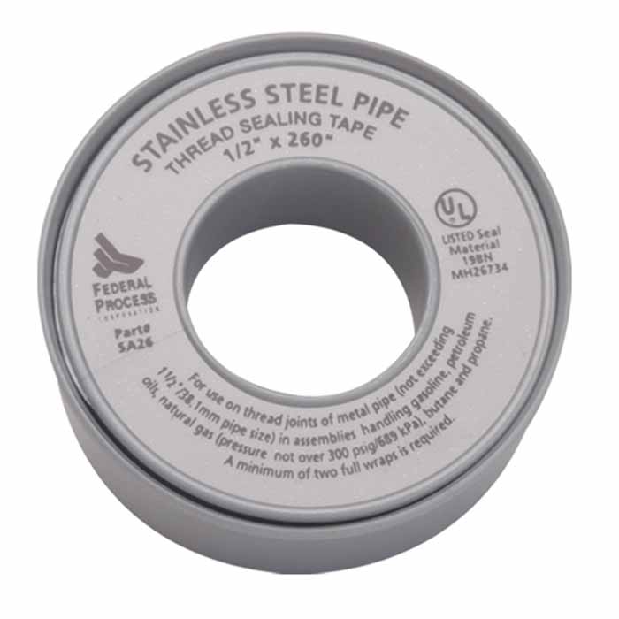 SA26-34 Stainless Steel Thread Tape - HD 3/4" x 260" Roll